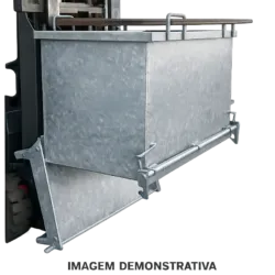 CONTENTOR GALVANIZADO DE DESCARGA INFERIOR 500LT