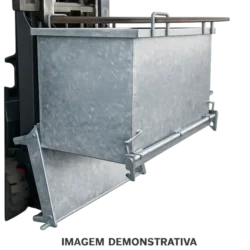 CONTENTOR GALVANIZADO DE DESCARGA INFERIOR 500LT