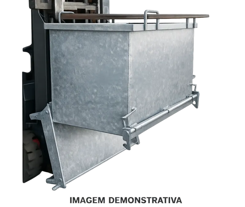 CONTENTOR GALVANIZADO DE DESCARGA INFERIOR 500LT