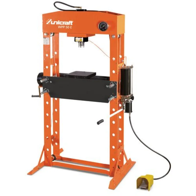PRENSA HIDRAULICA MANUAL OU PEDAL PNEUMATICO WPP 50E UNICRAFT