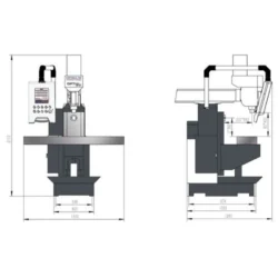 FRESADORA UNIVERSAL OPTI MT60 /400V OPTIMUM