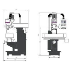 FRESADORA UNIVERSAL OPTI MT50/400V OPTIMUM
