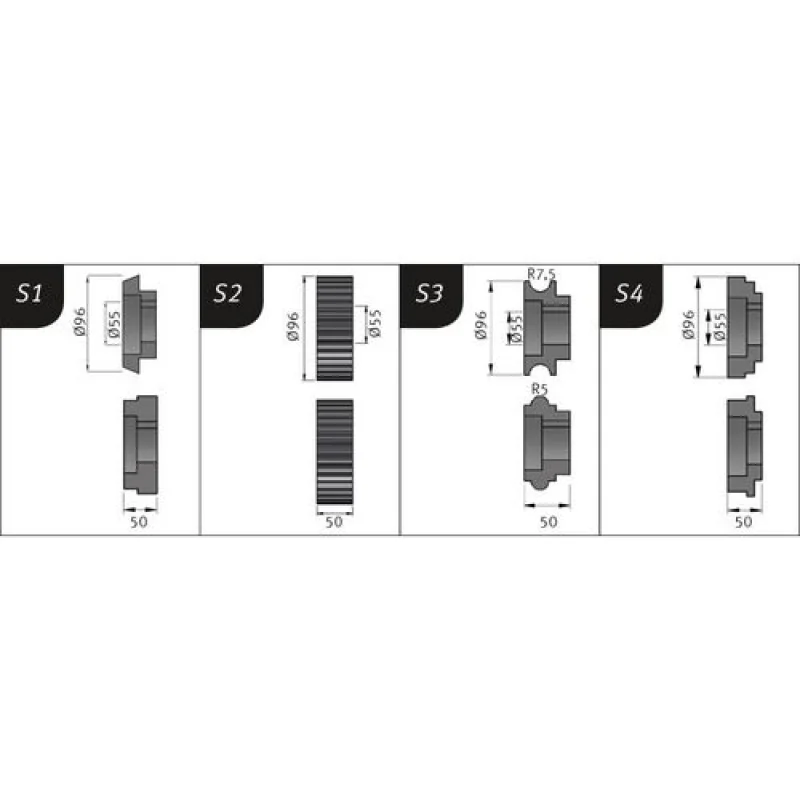 REBORDEADORA SBM 250-25E  METALLKRAFT