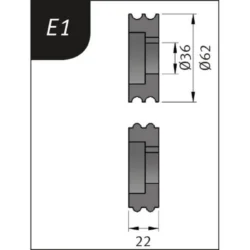 ROLOS FLEXÃO TIPO E6 P/ REBORDEADORA SBM 140 METALLKRAFT