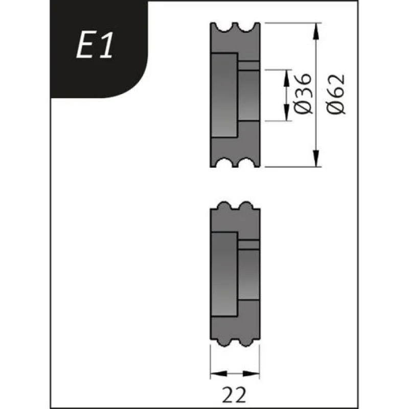 ROLOS FLEXÃO TIPO E1 P/ REBORDEADORA SBM 140 METALLKRAFT