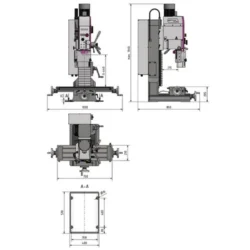MAQ.FURAR/FRESAR OPTI MH35 G / 400V / 3Ph -BT30 OPTIMUM