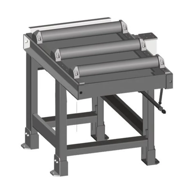 1 000 X 620 MM ESTEIRA DE ROLO DE ALIMENTAÇÃO/DESCARGA1 000 KG/M METALLKRAFT