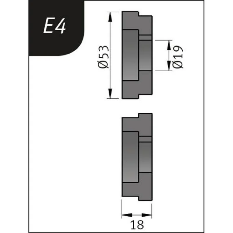 ROLOS FLEXÃO TIPO E4 P/ REBORDEADORA SBM 110 METALLKRAFT