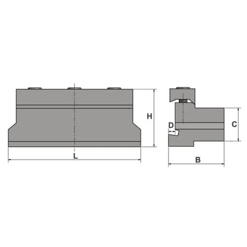 Kit Bloco de Fixação 16-05 OPTIMUM para Tornos TU 3008, TH 3309 e TH 3610