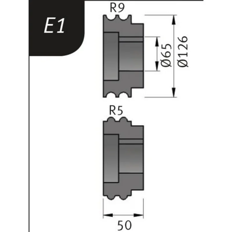 ROLOS FLEXÃO TIPO E8 REBORDEADORA SBM 300-40 E METALLKRAFT
