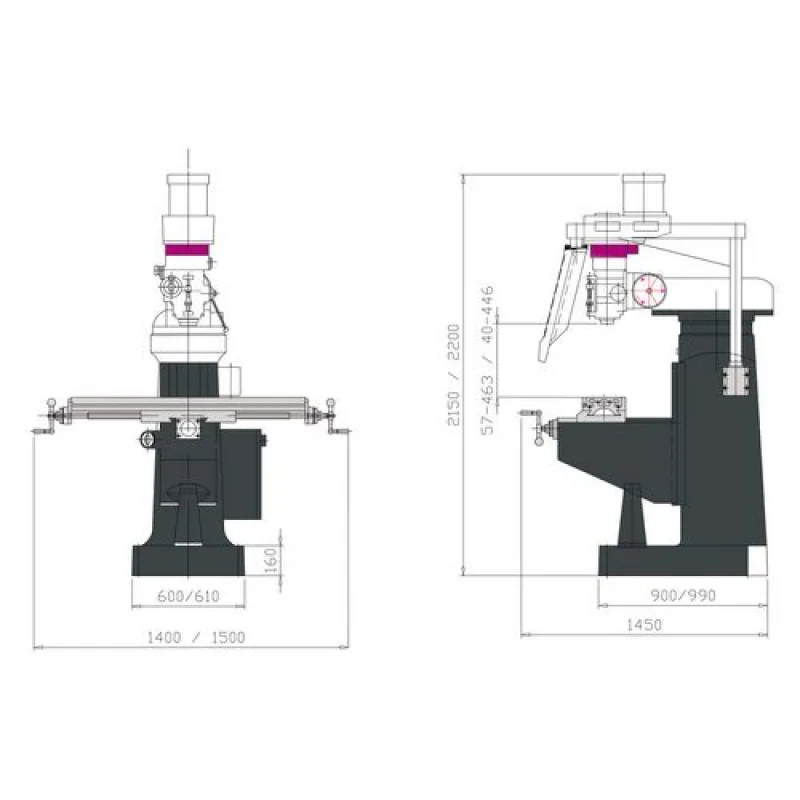 FRESADORA OPTIMUM MZ2 /400V OPTIMUM