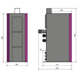 BANCADA C/ ASPIRAÇÃO 230V P/ GU, GU-S OPTIMUM