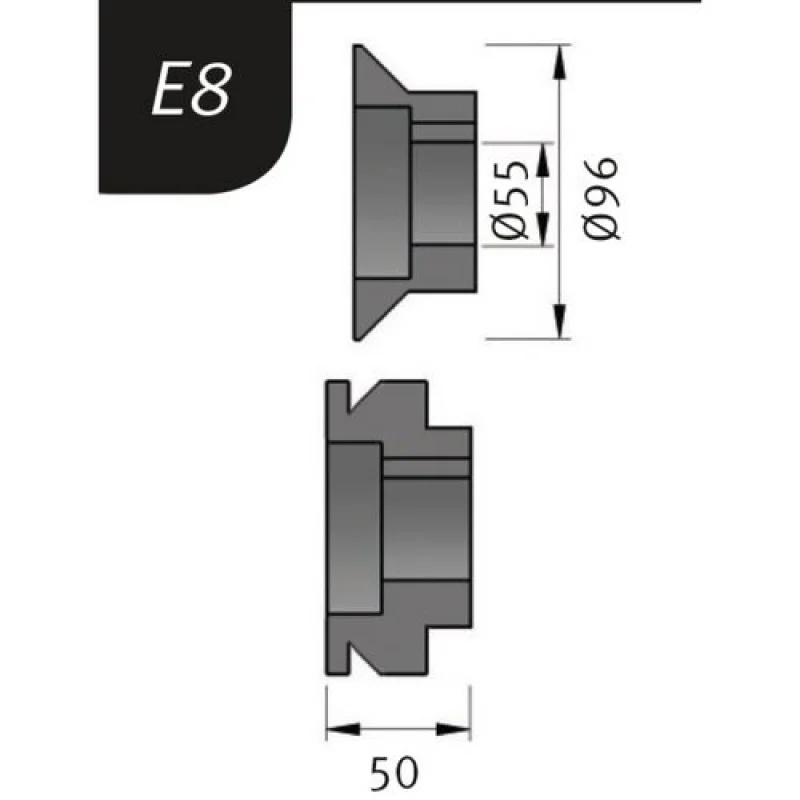 ROLOS FLEXÃO TIPO E8 P/ REBORDEADORA SBM 250-25E METALLKRAFT
