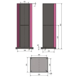 BANCADA P/ GU15 - GU25 "NEW DESIGN" OPTIMUM