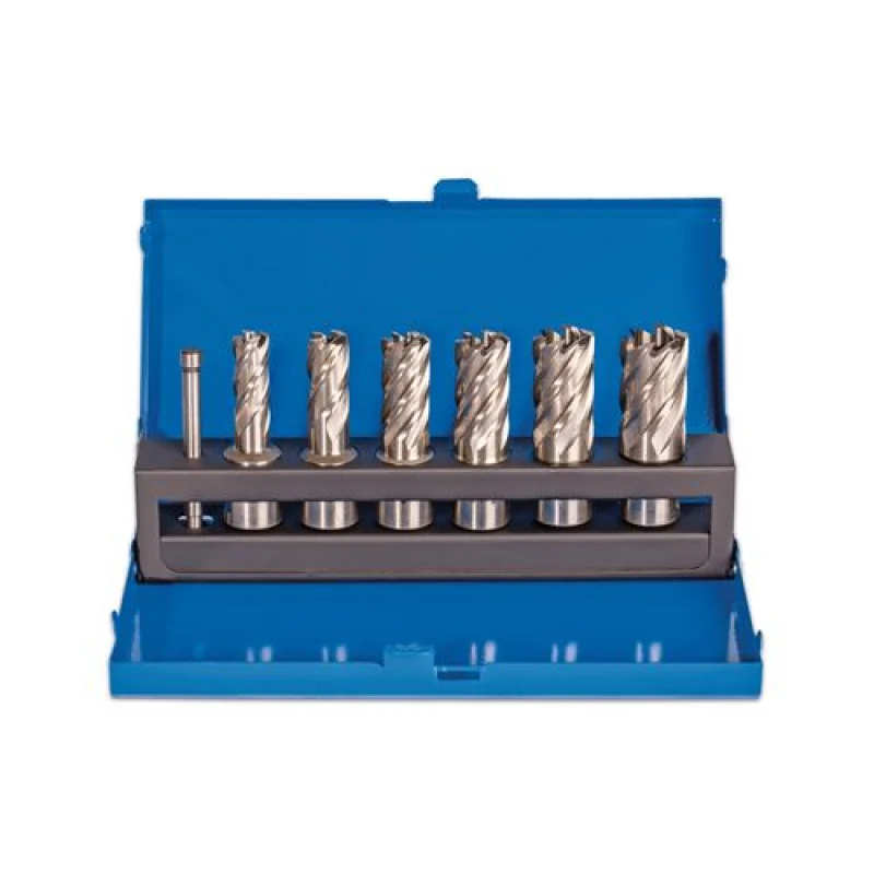 BROCA DE NÚCLEO KIT 25MM 6 PIECES12,14,16,18,20,22 METALLKRAFT