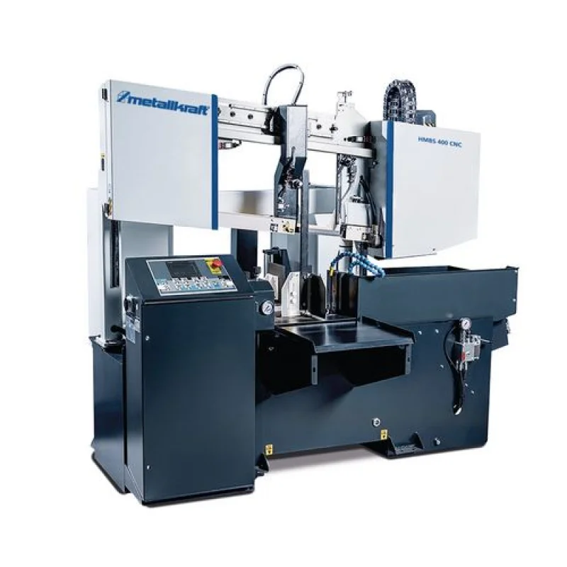 SERROTE CORTE HORIZONTAL 2 COLUNAS TOTALMENTEAUTOMÁTICA HMBS 400 CNC METALLKRAFT