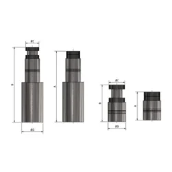 APOIO PEÇA AJUSTAVEL WPS-4 140-230 mm OPTIMUM