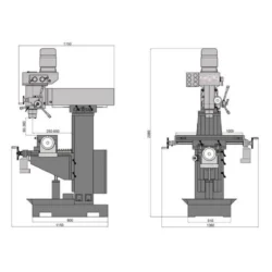 FRESADORA UNIVERSAL OPTI MT50 E /400V OPTIMUM