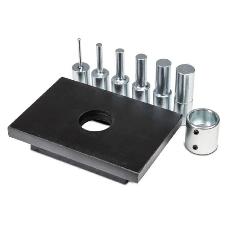 6 PEÇAS CONJUNTO MANDRIS COM PLACA FURADA P/ WPP 15T METALLKRAFT