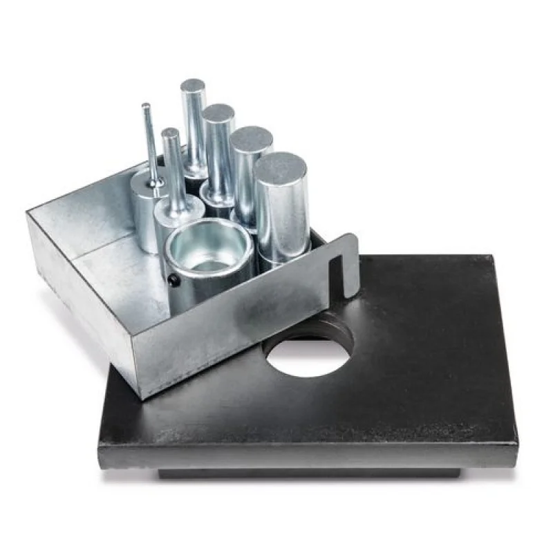 6 PEÇAS CONJUNTO MANDRIS COM PLACA FURADA P/ WPP 15T METALLKRAFT