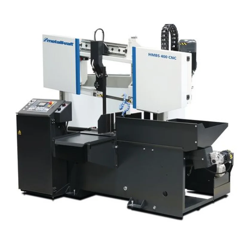SERROTE CORTE HORIZONTAL 2 COLUNAS TOTALMENTEAUTOMÁTICA HMBS 400 CNC METALLKRAFT
