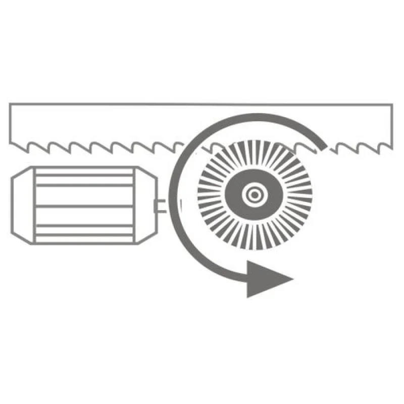 ESCOVA DE LIMALHAS MOTORIZADA METALLKRAFT