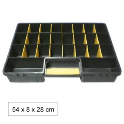 CAIXA ORGANIZADORA 24+2 COMPARTIMENTOS JBM