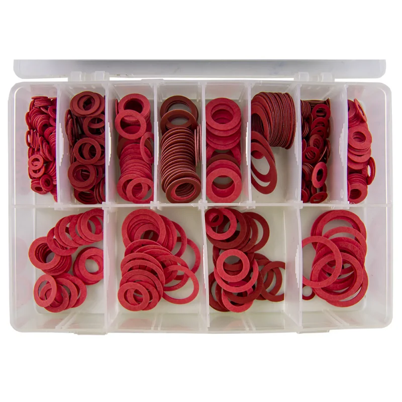 CAIXA SORTIDO DE ANILHAS DE FIBRA 600 PEÇAS JBM