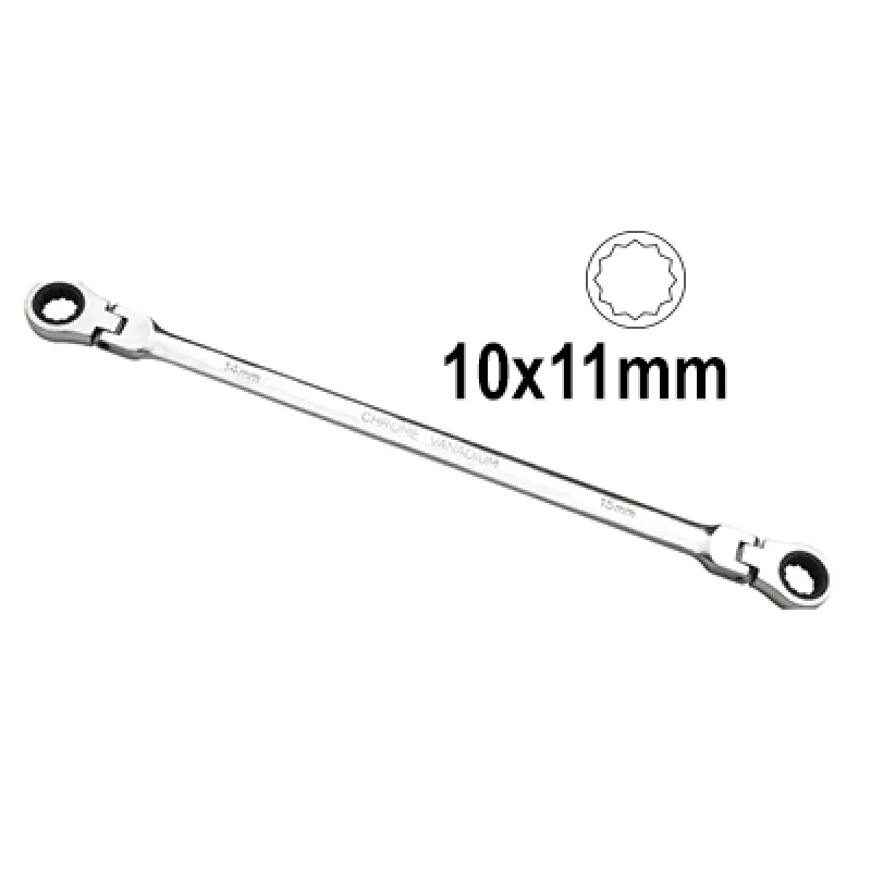 CHAVE ARTICULADA COM ROQUETE 10x11mm JBM