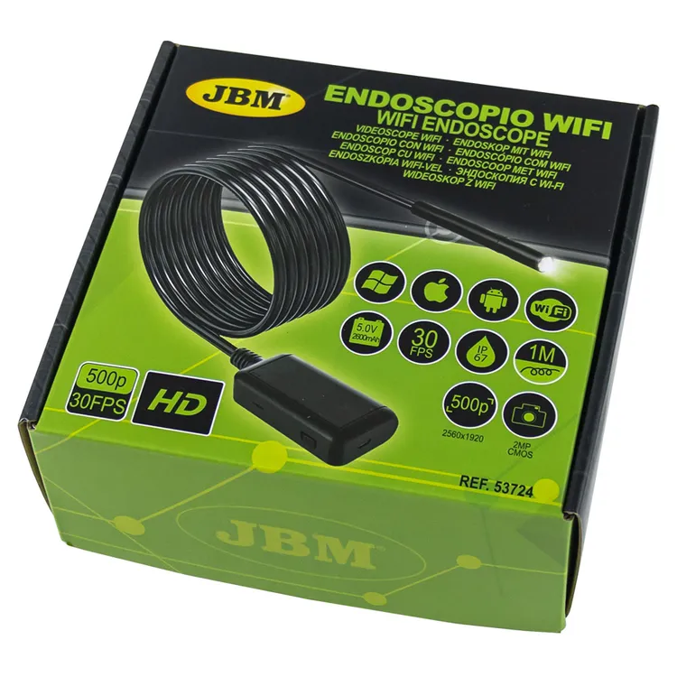 ENDOSCOPIO WIFI 8 MM 1M JBM