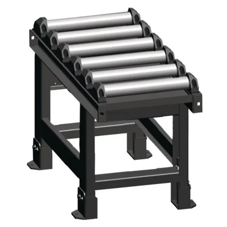 Esteira de Rolos de Descarga METALLKRAFT 1000 x 450 mm com Drenagem de Refrigeração e Guia Lateral