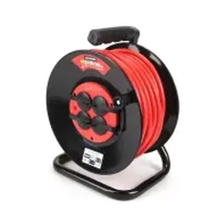 Extensão Elétrica com Enrolador Metálico MADER 30m 3G 2.5mm² IP44