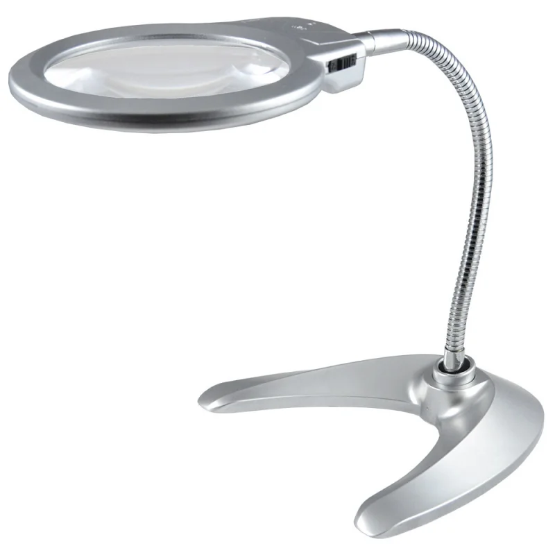 LUPA DE MESA COM LED JBM