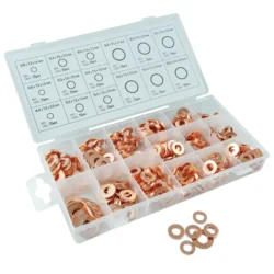 CAIXA DE ANILHAS DE COBRE PARA INJECTORES 375 PCS JBM