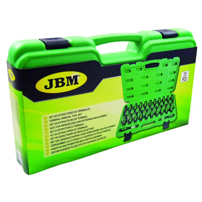 Conjunto de extractores de terminais JBM 23 peças