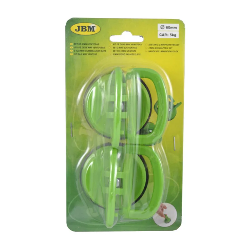 Kit de Duas Mini Ventosas JBM Ø 60mm 5kg