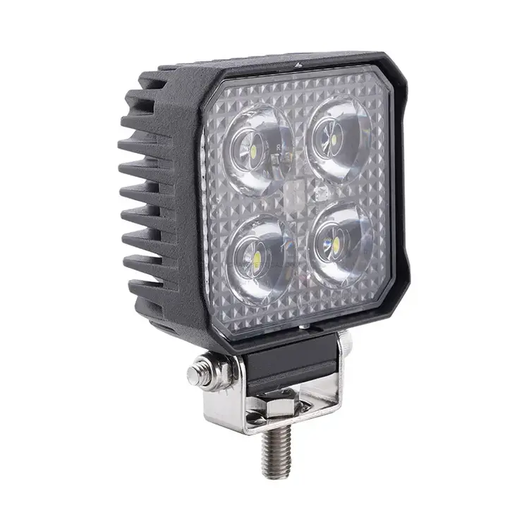 Farol de Trabalho Quadrado LED SMD com Suporte TOOLHUB 10 W x 4 LEDS 2500 LM