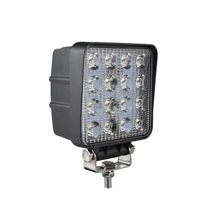 Farol de Trabalho Quadrado LED SMD com Suporte TOOLHUB 3 W x 16 LEDS 4500 LM