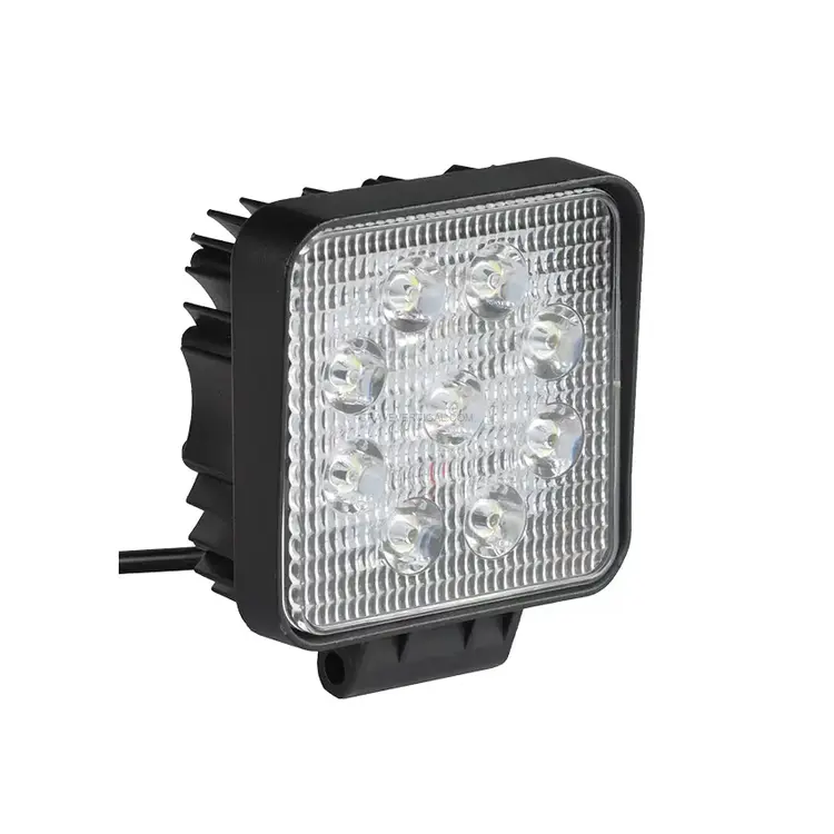 Farol de Trabalho Quadrado LED SMD com Suporte TOOLHUB 3 W x 9 LEDS 1700 LM
