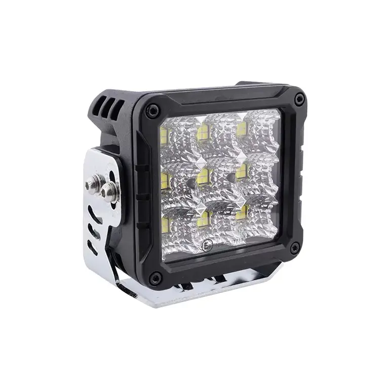 Farol de Trabalho Quadrado LED SMD com Suporte TOOLHUB 3 W x 9 LEDS 7500 LM