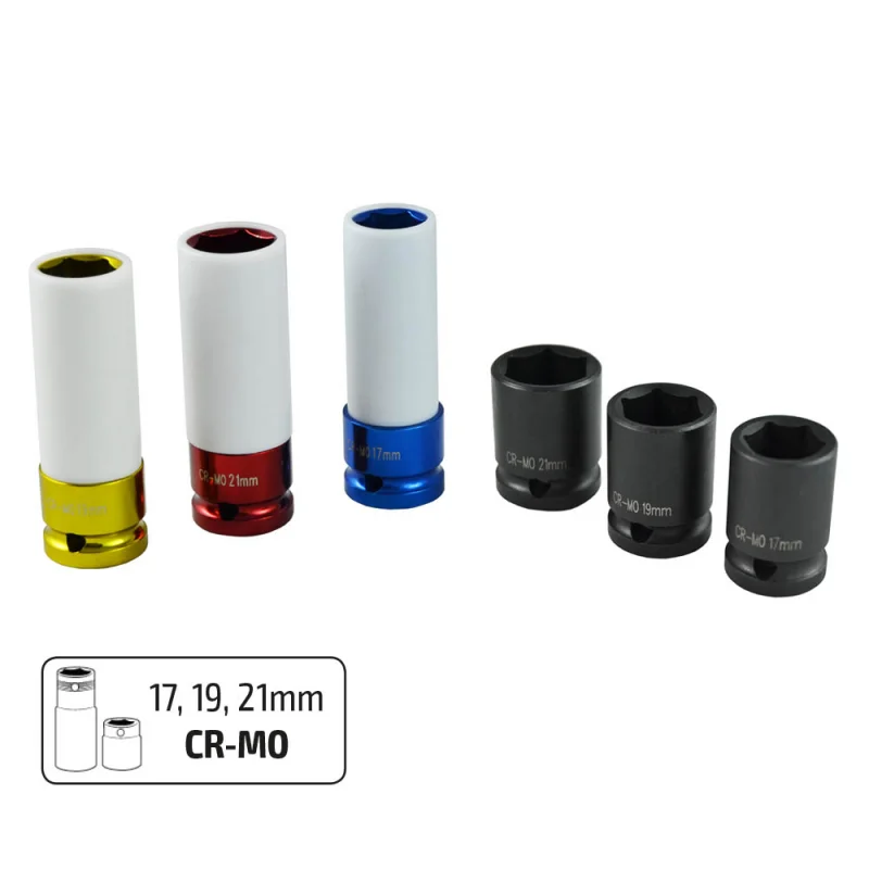 KIT PISTOLA IMPACTO 1/2" + CHAVES JBM