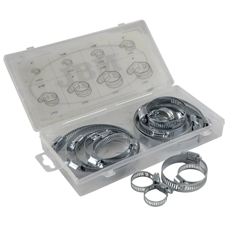 SORTIDO DE ABRAÇADEIRAS PARA TUBO 20 PEÇAS JBM