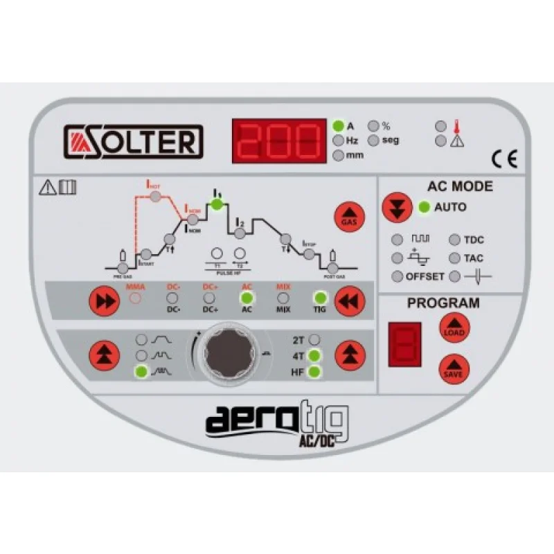 EQUIPAMENTO TIG AEROTIG 2330 AC/DC SOLTER