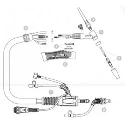 TOCHA TIG SR-18W 4M SOLTER