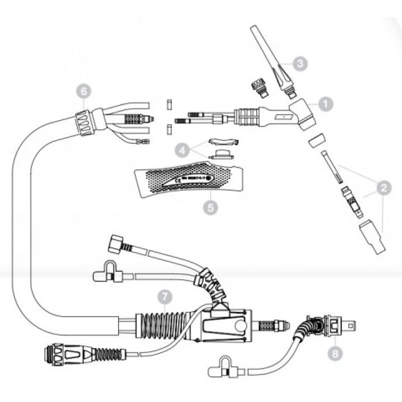 TOCHA TIG SR-18W 4M SOLTER