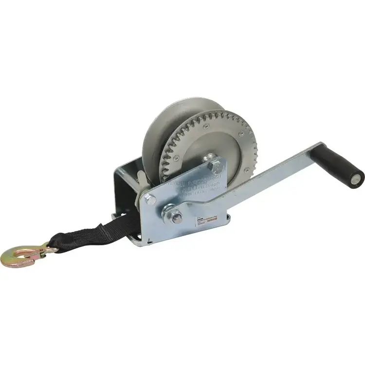 Guincho de Tração Manual C/ Cinta e Gancho STILKER 600 KG 7 M 50 MM