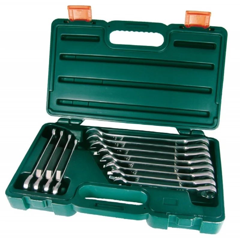 Jogo de 12 chaves de boca e roquete Supertech JONNESWAY 8-19mm 7 tipos de parafusos