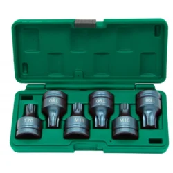 JOGO DE 6 CHAVES DE IMPACTO XZN E TORX DE 3/4” JONNESWAY
