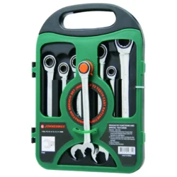 JOGO DE CHAVES COMBINADAS BOCA ESPECIAL/ ROQUETE DE 72 DENTES JONNESWAY