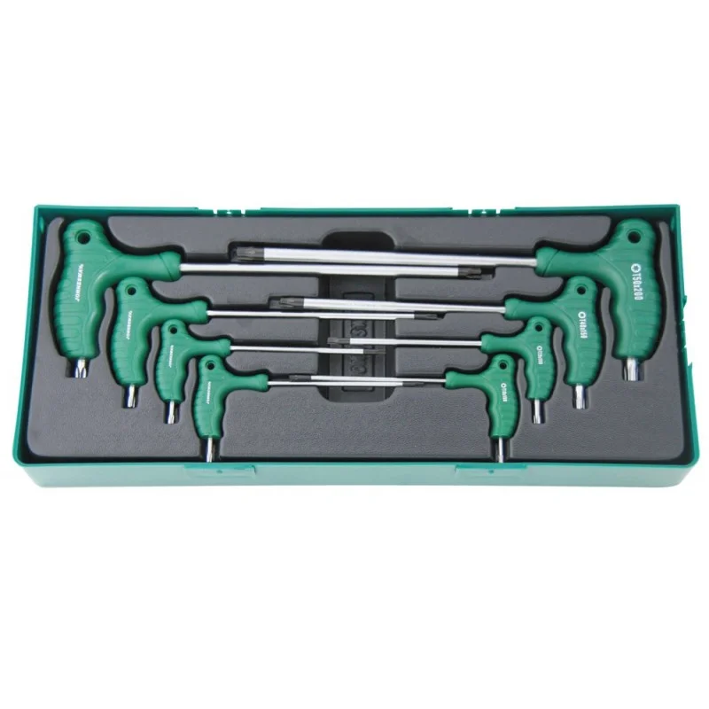 JOGO DE 8 CHAVES TORX DUPLAS JONNESWAY